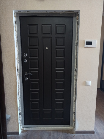 Фото двери с МДФ №125
