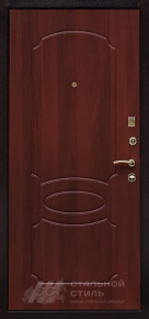 Входная дверь с порошковым напылением антик и МДФ для дачи эконом класса с отделкой МДФ ПВХ - фото №2