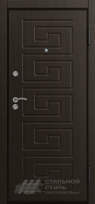 Дверь с МДФ накладками (бежевая, лиственница) с отделкой МДФ ПВХ - фото