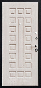 Входная дверь с белой панелью №167 с отделкой МДФ ПВХ - фото №2