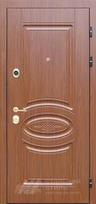 Дверь с зеркалом №9 с отделкой МДФ ПВХ - фото