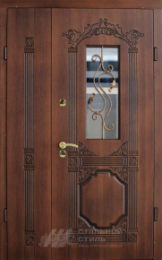 Парадная дверь №364 с отделкой Массив дуба - фото