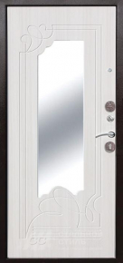 Дверь с зеркалом №62 с отделкой МДФ ПВХ - фото №2