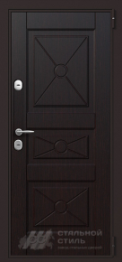 Дверь УЛ №24 с отделкой МДФ Шпон - фото