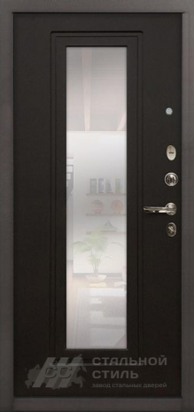 Дверь «Дверь с зеркалом №53» c отделкой МДФ ПВХ