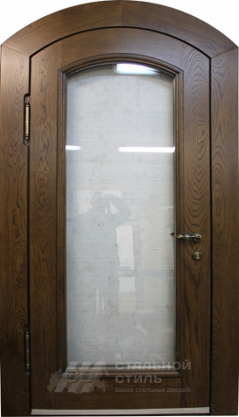 Дверь «Парадная дверь №65» c отделкой Массив дуба