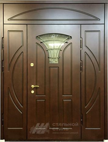 Дверь «Парадная дверь №36» c отделкой Массив дуба