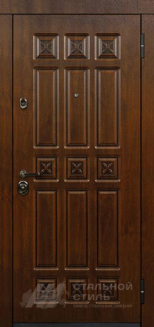 Дверь «Металлическая дверь МДФ №340» c отделкой МДФ ПВХ