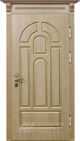Дверь «Парадная дверь №366» c отделкой Массив дуба