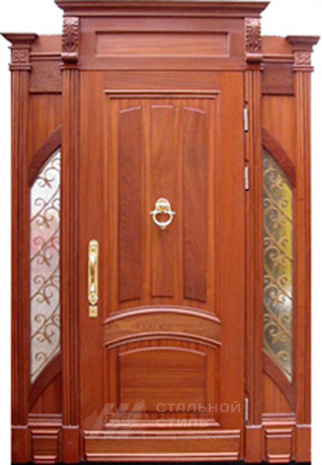 Дверь «Парадная дверь №31» c отделкой Массив дуба