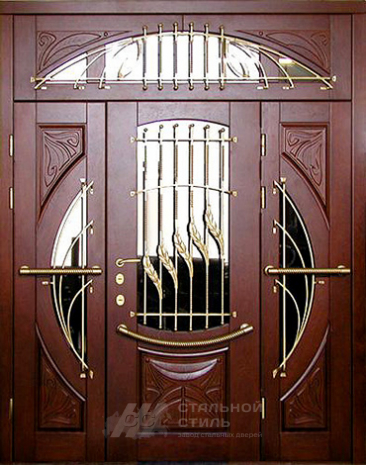 Дверь «Парадная дверь №29» c отделкой Массив дуба